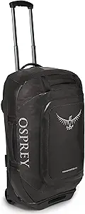 Osprey Transporter 60L Wheeled Travel Duffel Bag, Black