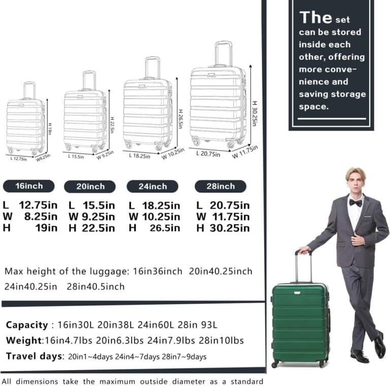 LUGGAGE DIMENSIONS