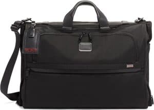 TUMI - Alpha Garment Bag Tri-Fold Carry-On - Gown & Suit Carrier - Travel Garment Bag - Hand Carry Luggage - TUMI Tracer - Black