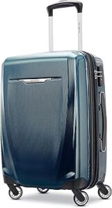 Samsonite Winfield 3 DLX Hardside Expandable Luggage with Spinners, Navy, Carry-On 20-Inch