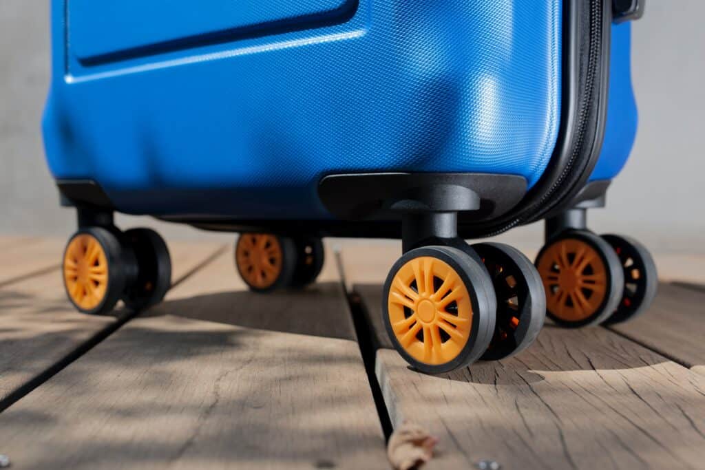 Luggage with wheels