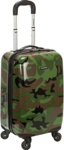 Rockland Safari Hardside Spinner Wheel Luggage, CAMO