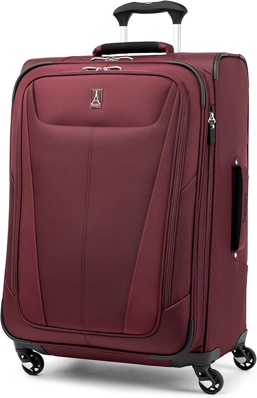 Travelpro Maxlite 5 Softside Expandable Checked Luggage with 4 Spinner Wheels, Lightweight Suitcase